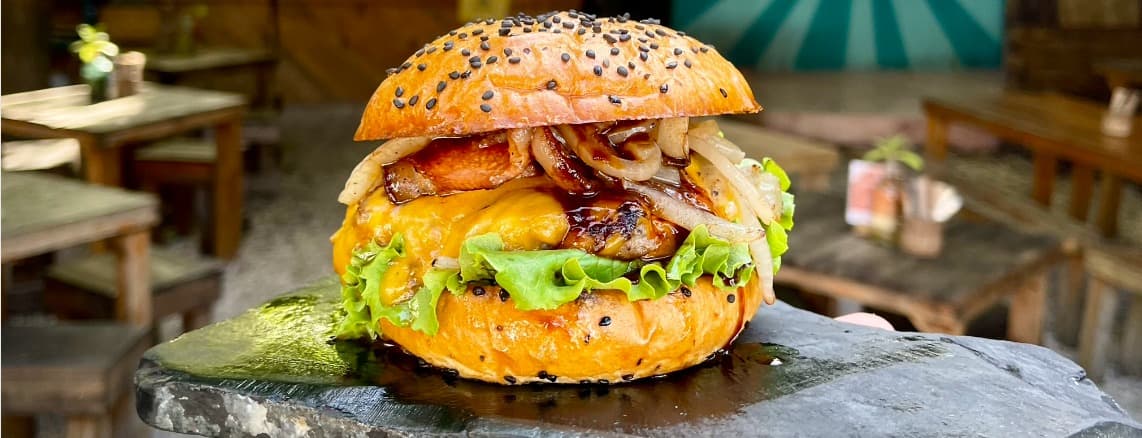 Hamburguesa barbie-q