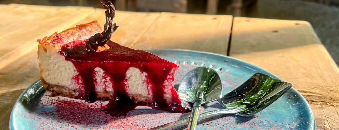 Cheese cake con fruta de temporada