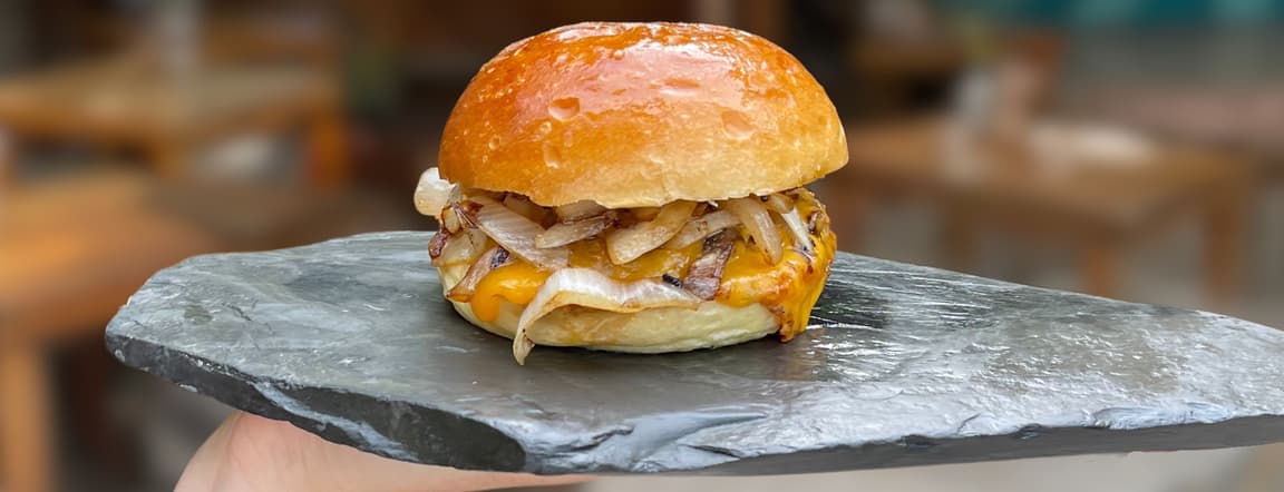 Hamburgesa cheese burger jr