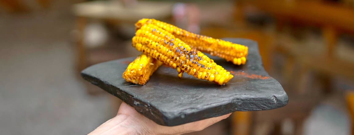 Elote tatemado