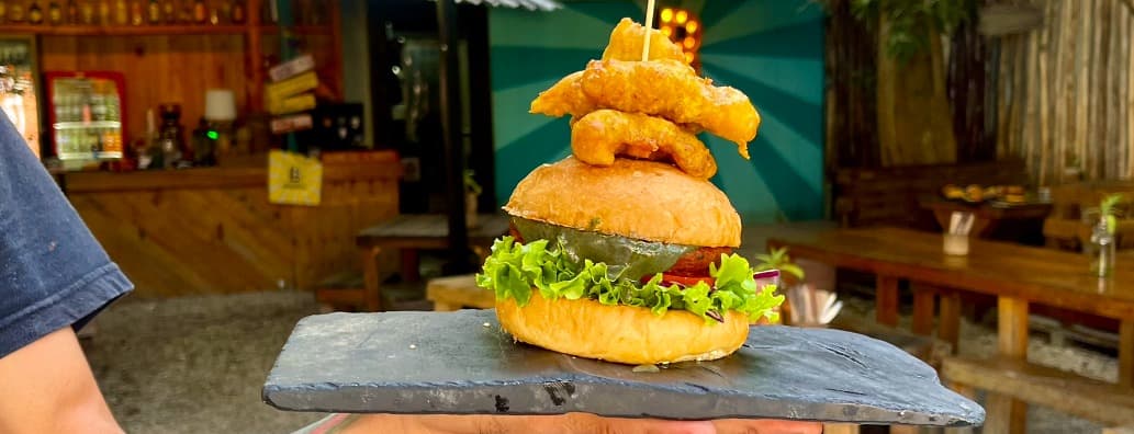 Hamburguesa "la carboncita"